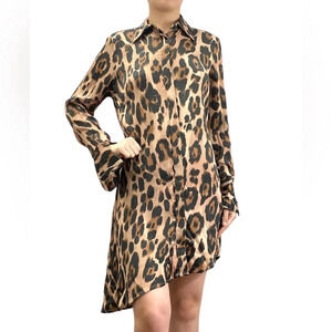 Jazmin Chebar animal print/ cheetah print  tunic dress